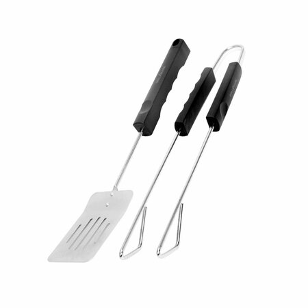 Grill Mark Stainless Steel Black/Silver Grill Turner/Tong 2 pk 02859ACE